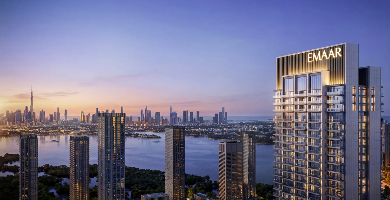 Valia by Emaar exterior at Dubai Creek Harbour