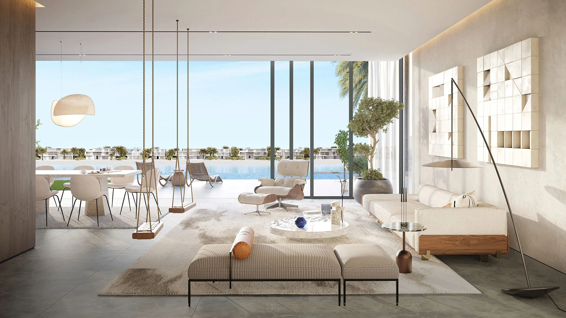 Palm Jebel Ali villas by Nakheel — exterior view