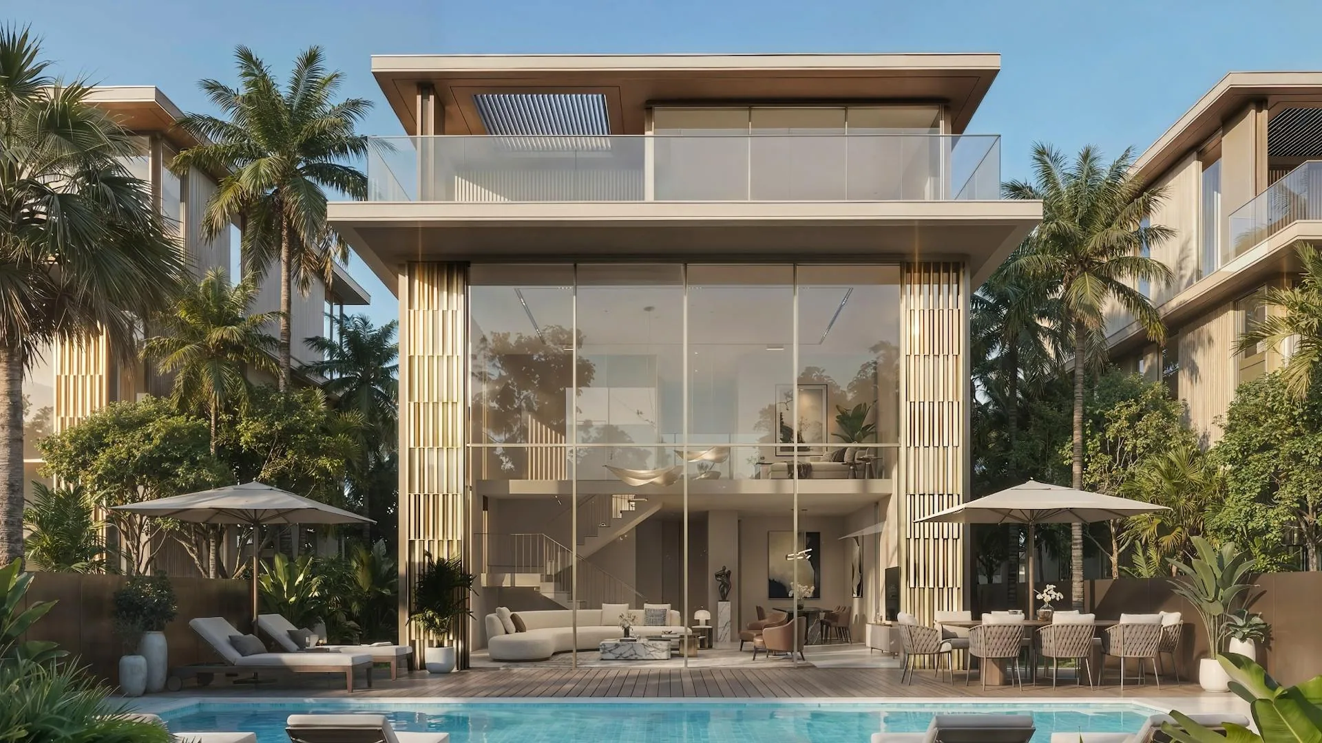 Tilal Binghatti villa frontage